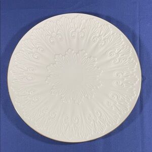 Lenox platter with gold trim